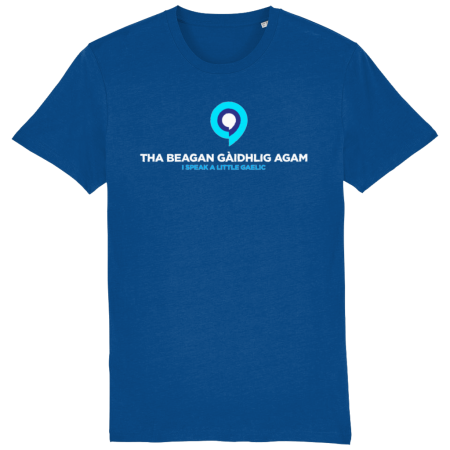 Tha Beagan Gàidhlig Agam Blue T-shirts